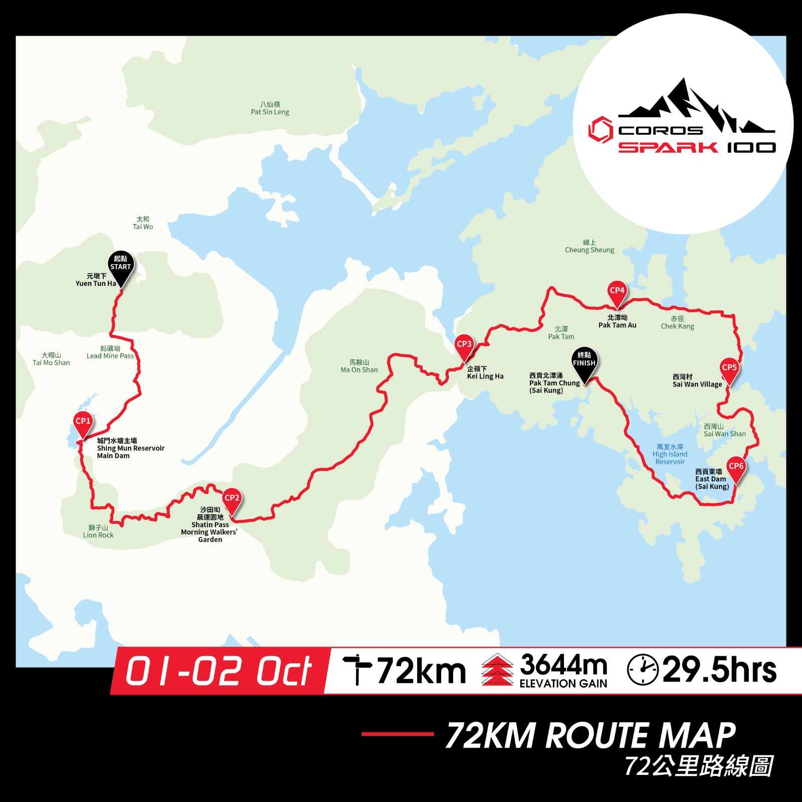 72km(Trail)