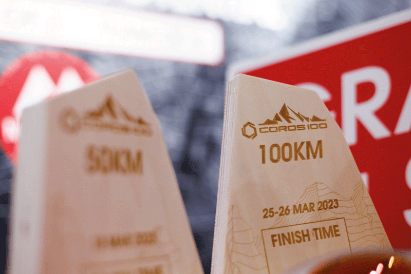 Finisher's trophy